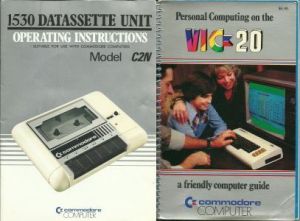 Vic 20 tape and computer manuals